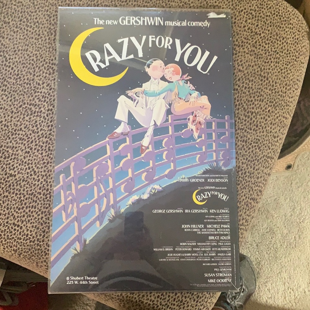 Vintage Gershwin Musical Poster